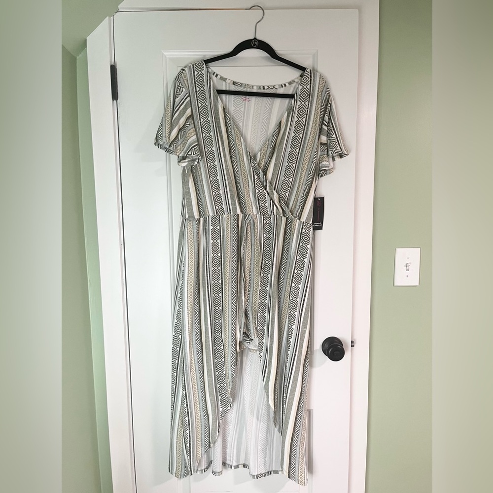 Brand new No Boundaries high-low shorts romper, size XXL